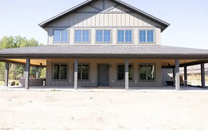 Custom home supplied by Lakeside Lumber in Richville Minnesota